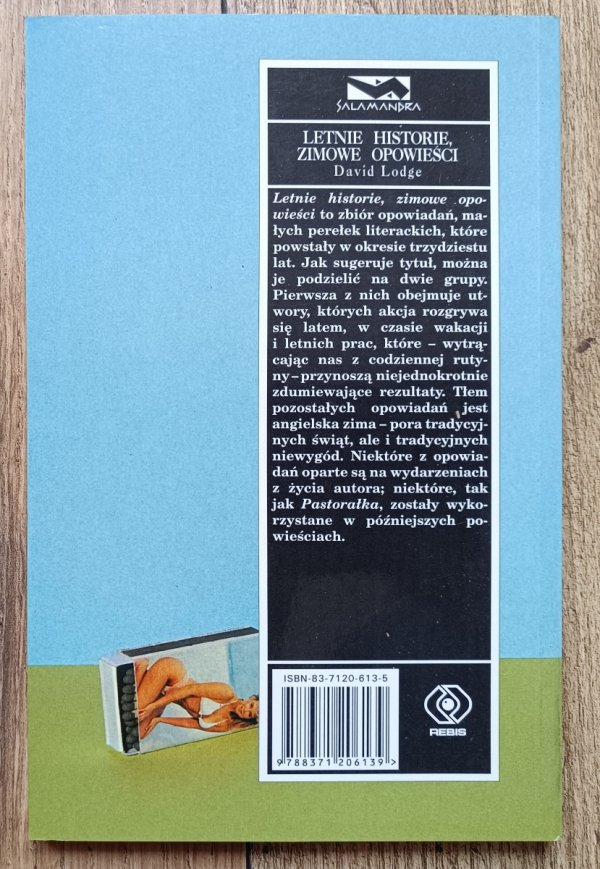 David Lodge Letnie historie, zimowe opowieści / seria: Salamandra