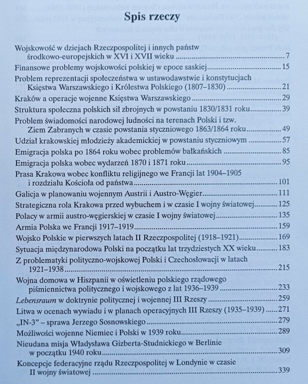 Marian Zgórniak Studia i rozprawy z dziejów XVI-XX wieku. Historia, militaria, polityka