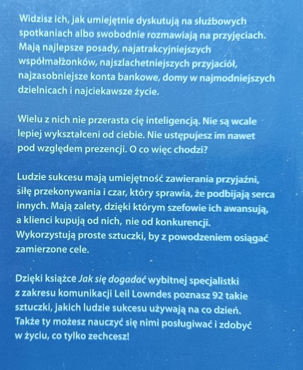 Leil Lowndes Jak się dogadać