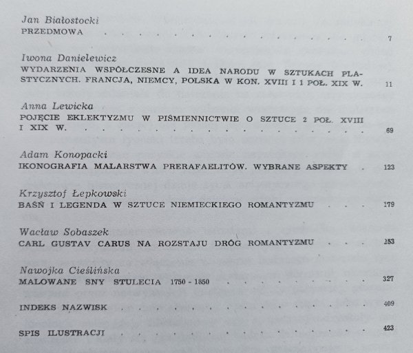 Tematy, tradycje i teorie w sztuce doby romantyzmu