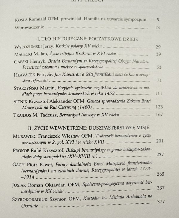 Pięćset pięćdziesiąt lat obecności oo. Bernardynów w Polsce (1453-2003)