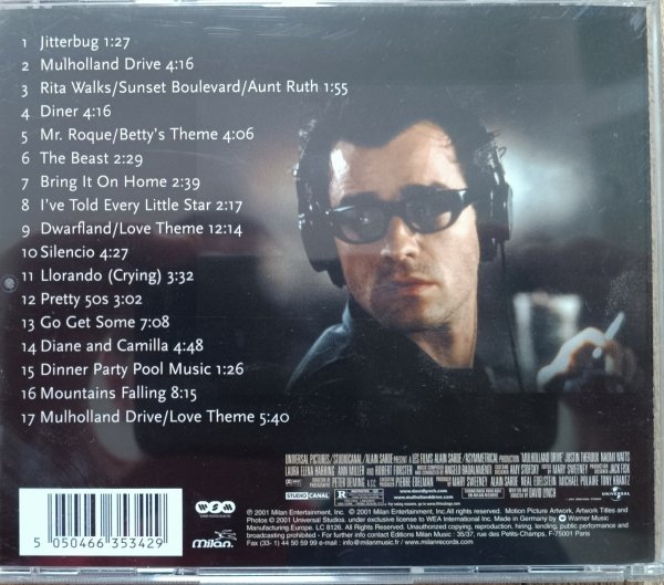 Angelo Badalamenti &amp; David Lynch Mulholland Drive CD