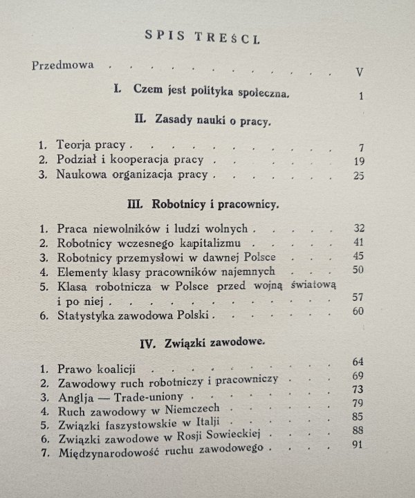 Zofia Daszyńska-Golińska Polityka społeczna (economie sociale)