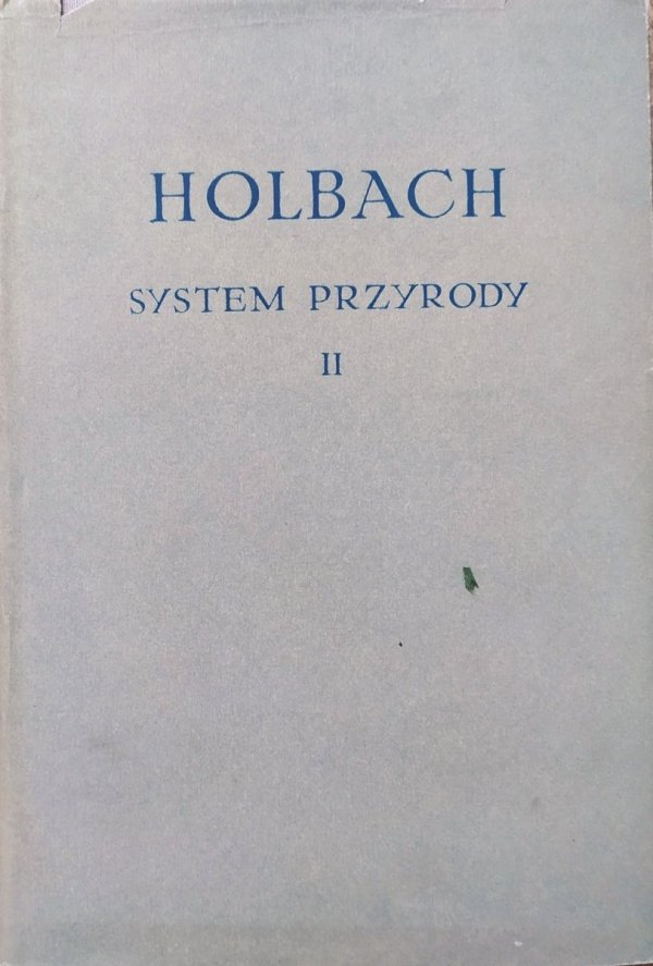 Holbach System przyrody II