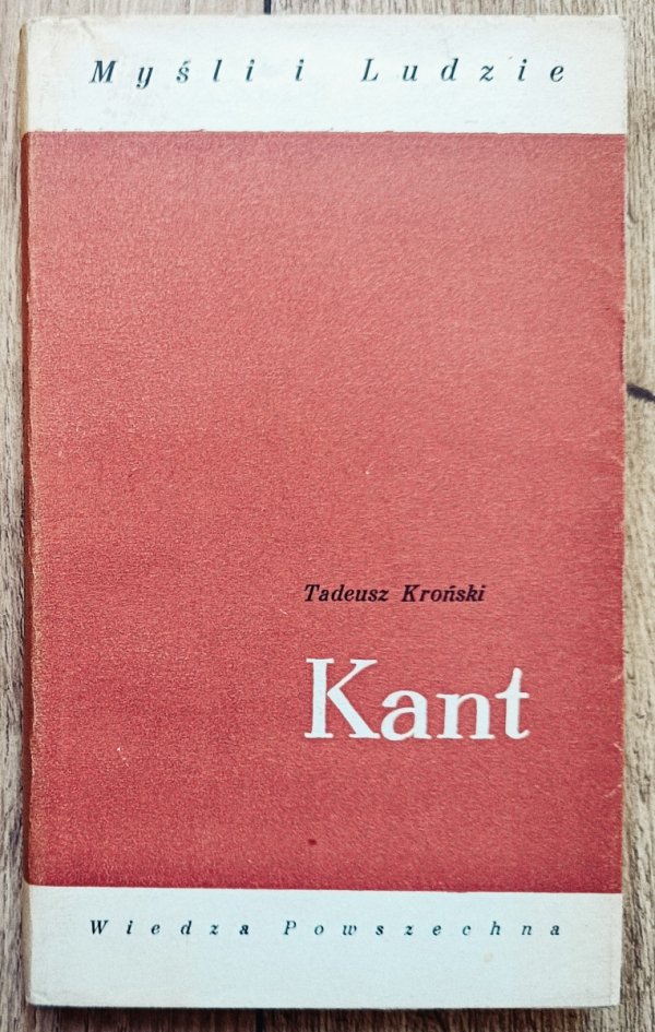 Tadeusz Kroński Kant