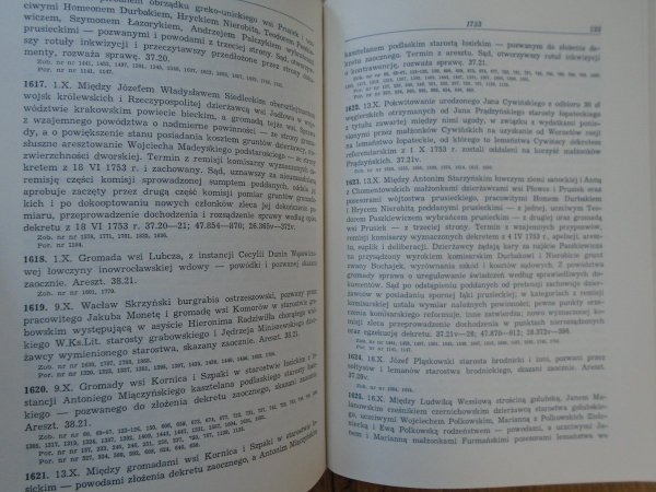 red. Maria Woźniakowa • Księgi referendarii koronnej z czasów saskich. Sumariusz tom II (1735-1763)