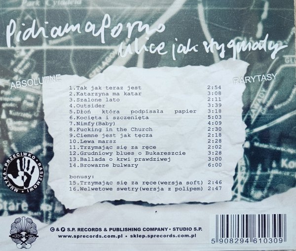 Pidżama Porno Ulice jak stygmaty CD