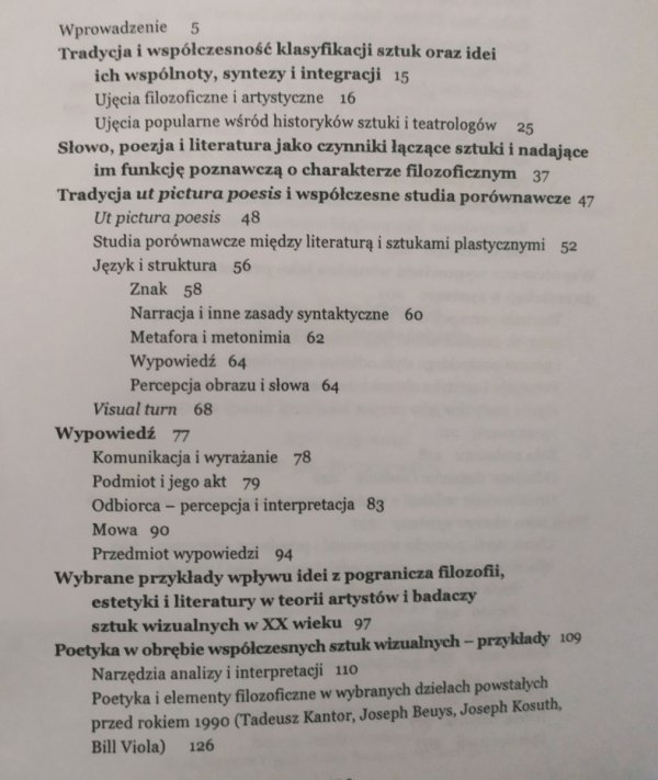 Rafał Solewski Synteza i wypowiedź. Poezja i filozofia w sztukach wizualnych na przełomie XX i XXI wieku