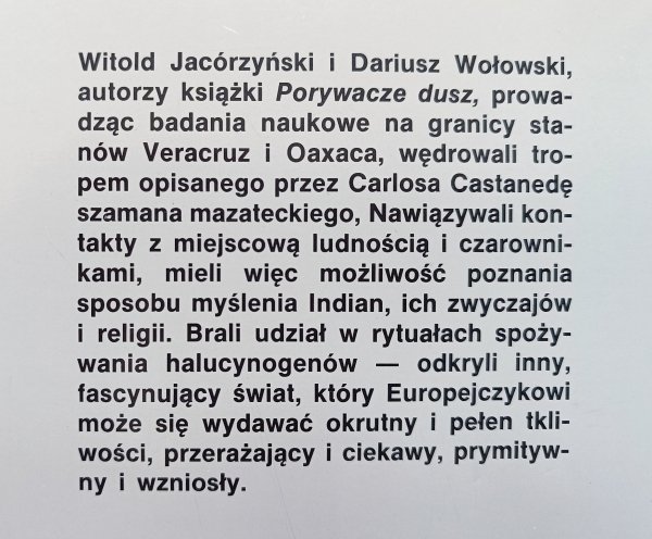 Witold Jacórzyński, Dariusz Wołowski Porywacze dusz