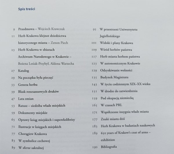 650 lat herbu miasta Krakowa