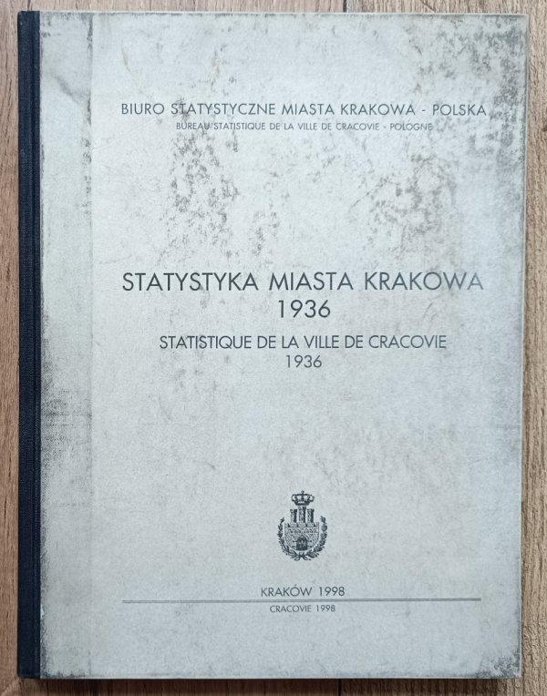 Statystyka miasta Krakowa 1936 / reprint