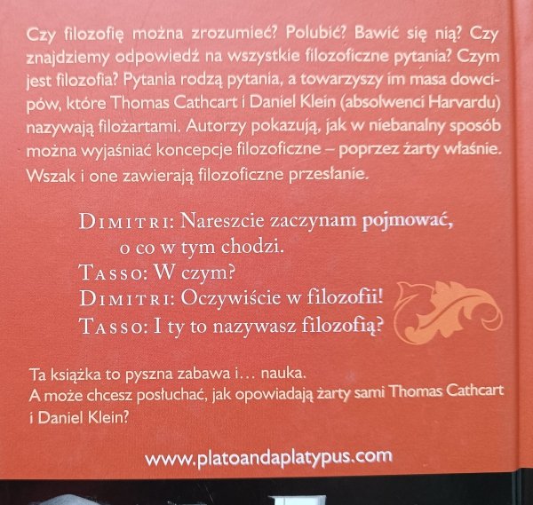 Przychodzi Platon do doktora. Filozofia w żartach