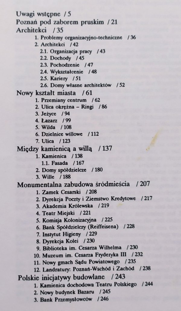 Jan Skuratowicz Architektura Poznania 1890-1918