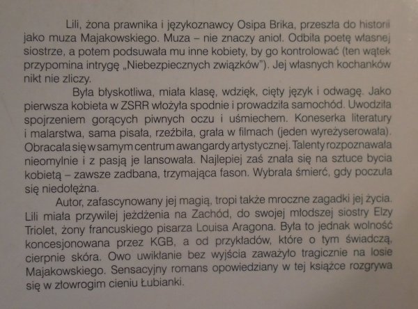 Arkadij Waksberg Uwodzicielka. Życie Lili Brik [Majakowski]