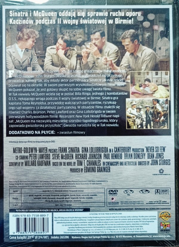John Sturges Tak niewielu DVD