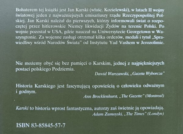 Karski. Opowieść o emisariuszu