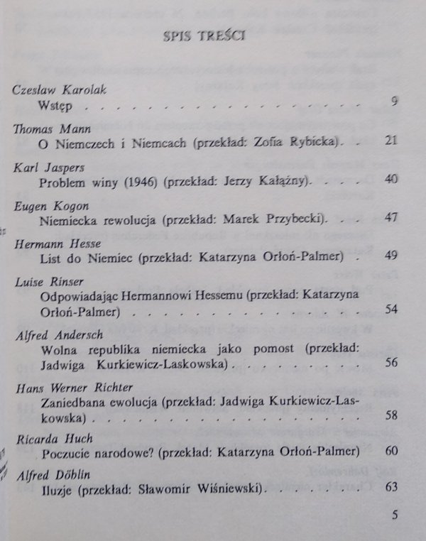 Niemcy o sobie • Naród - państwo. &quot;Charakter narodowy&quot; w oczach intelektualistów niemieckich