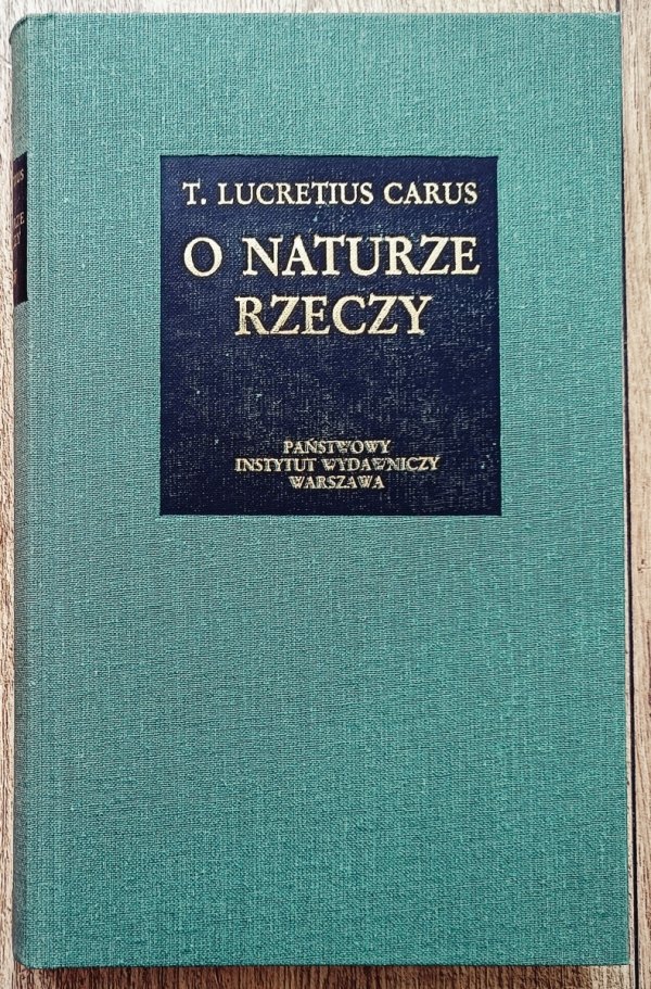Lukrecjusz O naturze rzeczy