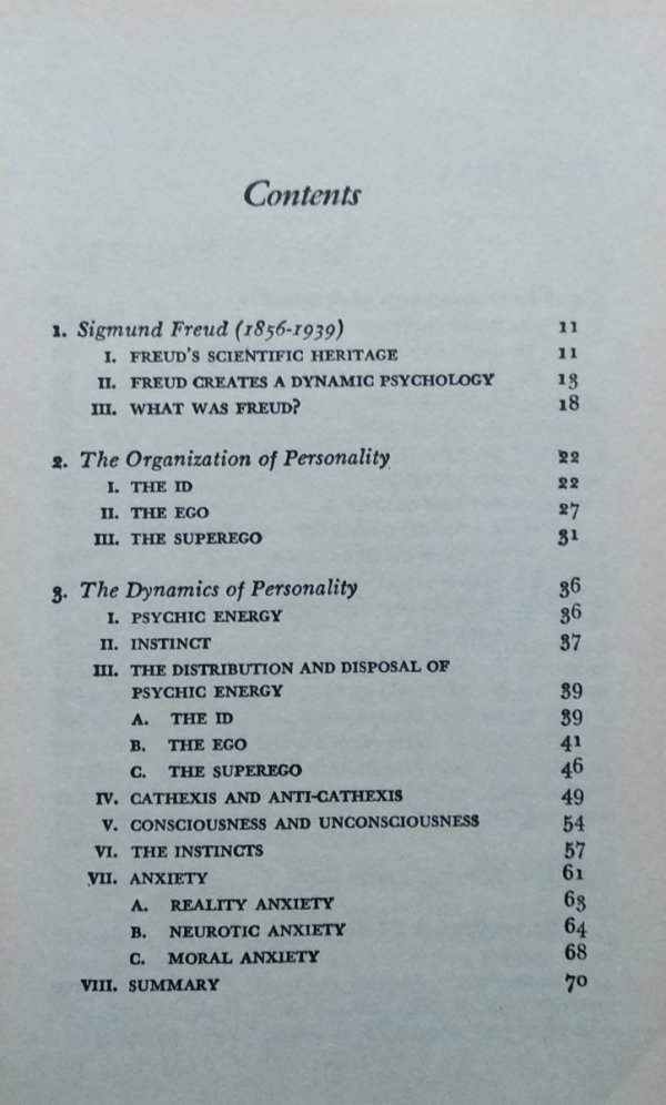 Calvin Hall • A Primer of Freudian Psychology