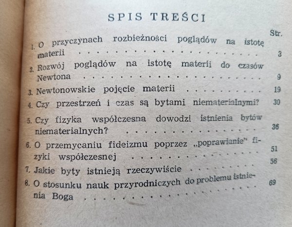 Zbigniew Majewski Czym jest materia / Biblioteczna ateisty