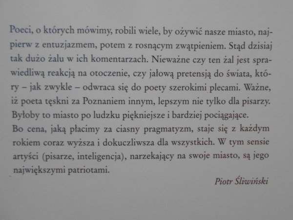 red. Piotr Śliwiński • Poznań poetów 1989-2010