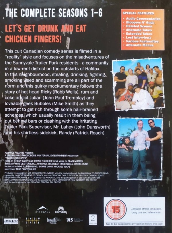 Trailer Park Boys. The Complete Seasons 1-6 DVD Box Set