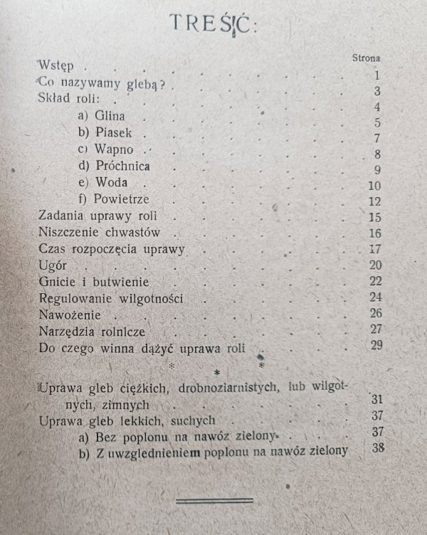 Kazimierz Dulęba Rola i jej uprawa / 1919
