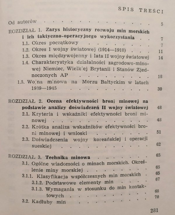 Jan Cieśla, Jerzy Maltowski Morska broń minowa