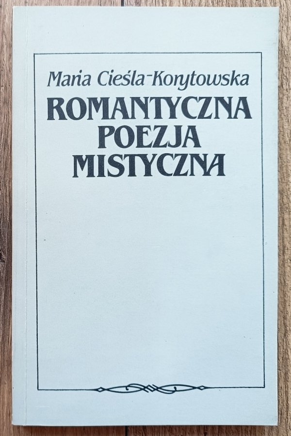 Romantyczna poezja mistyczna. Ballanche, Novalis, Słowacki
