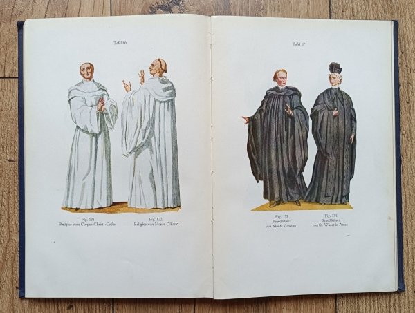 Die alten Trachten der männlichen und weiblichen Orden sowie der geistlichen Mitglieder der ritterlichen Orden