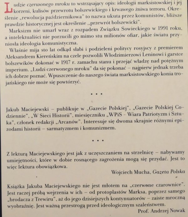 Jakub Maciejewski Ludzie czerwonego mroku. Rewolucja październikowa - kulisy krwawego terroru