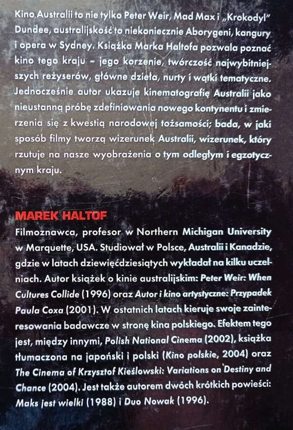 Marek Haltof Kino australijskie