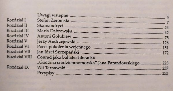 Stefan Zabierowski Dziedzictwo Conrada w literaturze polskiej