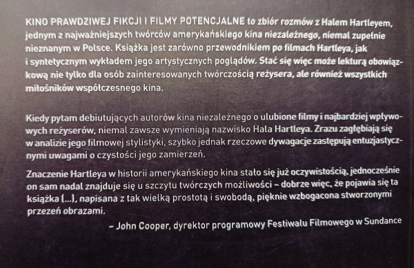 Kenneth Kaleta Hal Hartley. Kino prawdziwej fikcji i filmy potencjalne