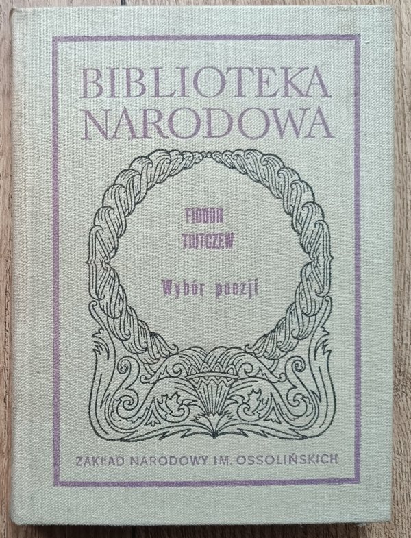 Fiodor Tiutczew Wybór poezji BN