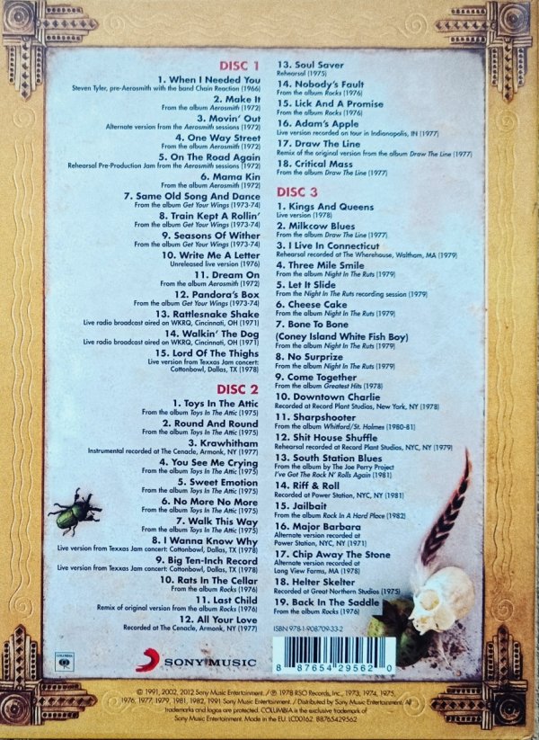 Aerosmith Pandora's Box 3CD
