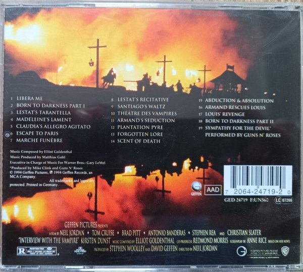 Elliot Goldenthal Interview with the Vampire CD