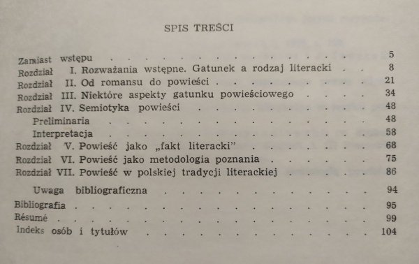 Jan Trzynadlowski • Rozważania nad semiologią powieści
