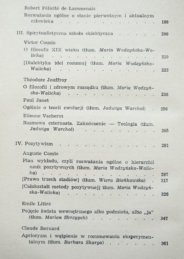 Antologia filozofii francuskiej XIX wieku