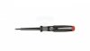 Wiha Próbnik napięcia 150-250V płaski czarny, z klipsem do przypinania 3mm x 60mm 2557 00456