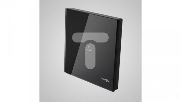 TouchMe Duży panel szklany /dzwonek/ czarny TM713B