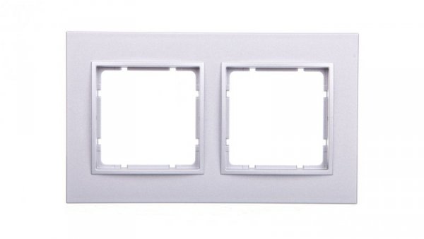 Berker B.7 Ramka podwójna aluminium mat 10126424
