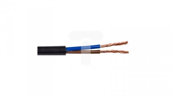 Przewód mieszkaniowy H03VV-F (OMY) 2x1,5 czarny 300/300V /50m/