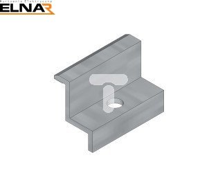 Klema końcowa srebrna 40 mm K-06-40