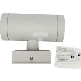 Oprawa ścienna BART EL-235 2x35W GU10 szara IP54 góra dół kinkiet 7080