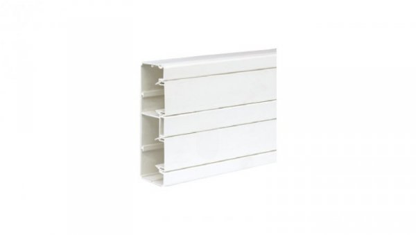 Simon Connect Kanał kablowy dwukomorowy Cabloplus PVC 160x55mm czysta biel TK12122/9 /2m/ /opak.=12mb/