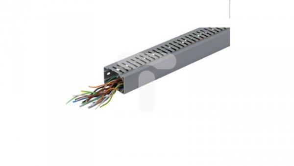 tehalit Kanał grzebieniowy BA7A 60x40mm PVC szary BA7A60040 /2m/
