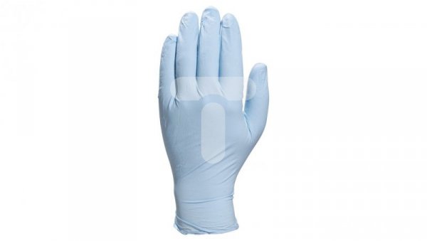 Rękawice nitrylowe pudrowane niebieskie, rozmiar 6/7 V1400PB10006 /100szt./