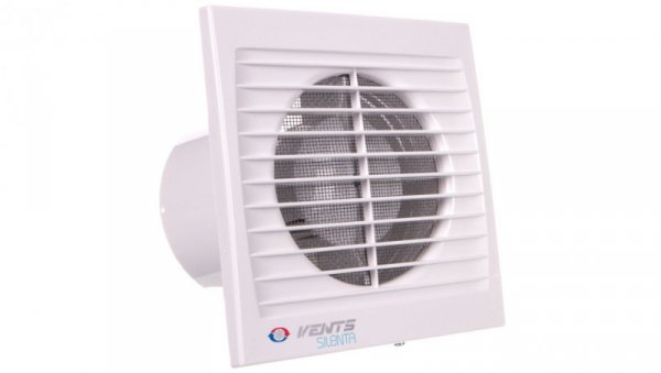 Wentylator osiowy fi 100 230V 5,6W 78m3/h 26dB cichy łożyska kulowe standard 100SILENTA-SL