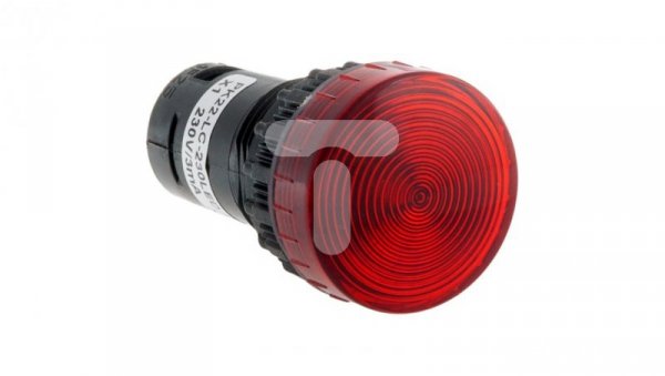Lampka kompaktowa czerwona PK22-LC-230-LED-AC